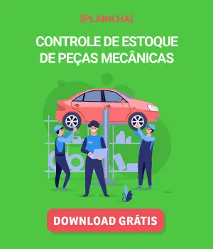 [PLANILHA] Controle de Estoque de Peças Mecânicas